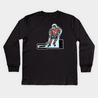 Coleco Table Hockey Players - New Jersey Devils Kids Long Sleeve T-Shirt